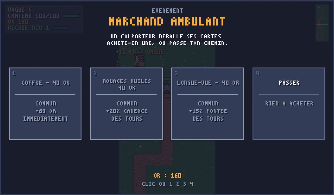 Événement du marchand
